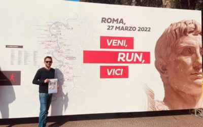 Antoine finisher de son 8éme Marathon à Rome