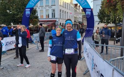 Romain et Linda 3 H 48 sur le marathon de Brugge