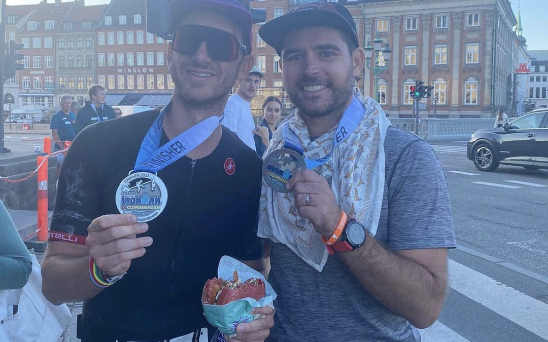 Le 20 Août, deux Ironman heureux à Copenhague